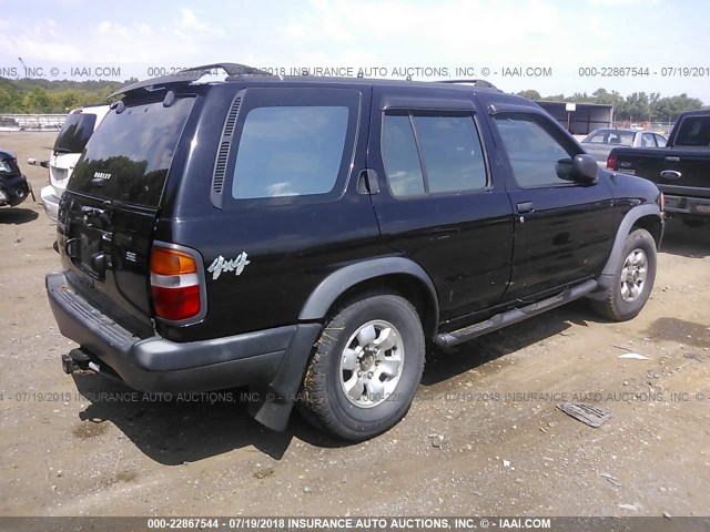 JN8AR05Y4VW188653 - 1997 NISSAN PATHFINDER LE/SE/XE BLACK photo 4