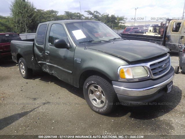 1FTRX17W63NA71195 - 2003 FORD F150 GREEN photo 1