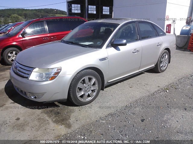 1FAHP28W28G133662 - 2008 FORD TAURUS LIMITED SILVER photo 2