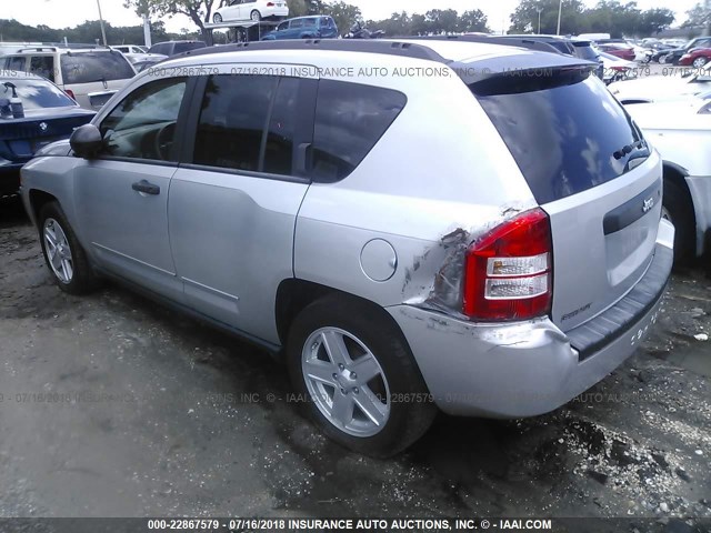 1J4NT1FBXAD625179 - 2010 JEEP COMPASS SPORT SILVER photo 3