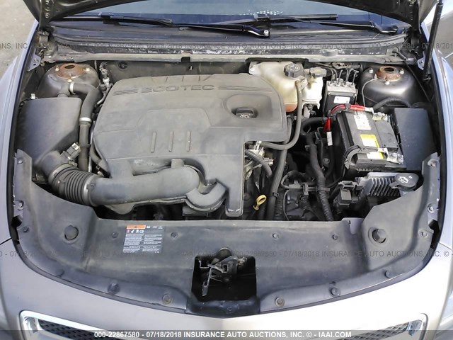 1G1ZC5E08CF200350 - 2012 CHEVROLET MALIBU 1LT 灰色 照片 10
