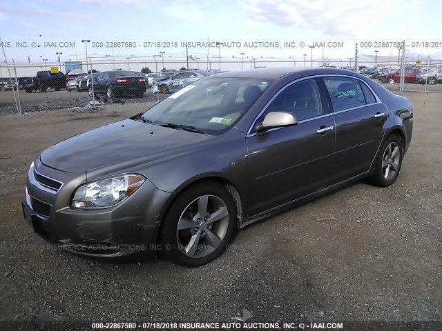 1G1ZC5E08CF200350 - 2012 CHEVROLET MALIBU 1LT 灰色 照片 2