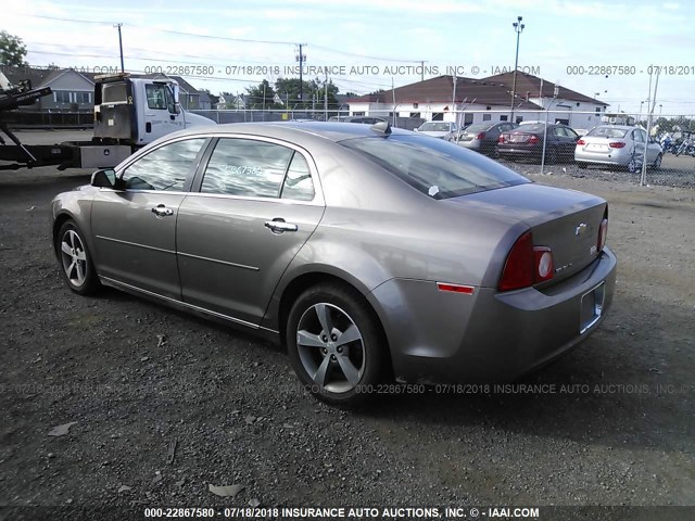 1G1ZC5E08CF200350 - 2012 CHEVROLET MALIBU 1LT 灰色 照片 3