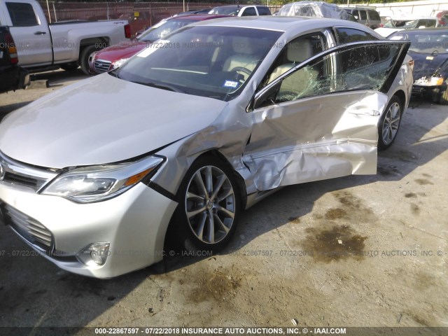 4T1BK1EB1EU084621 - 2014 TOYOTA AVALON PREMIUM/TOURING/LIMITED SILVER photo 6