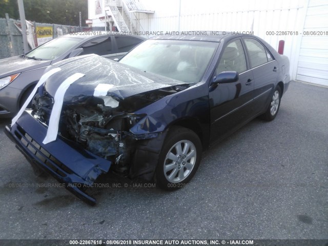 4T1BE30K54U358086 - 2004 TOYOTA CAMRY LE/XLE/SE 蓝色 照片 2