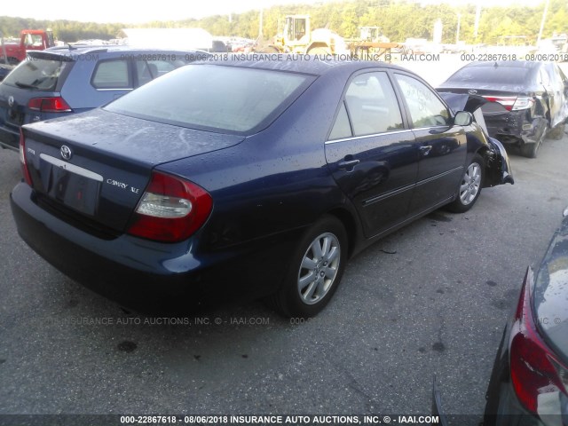 4T1BE30K54U358086 - 2004 TOYOTA CAMRY LE/XLE/SE 蓝色 照片 4