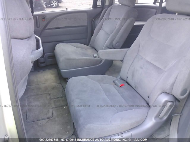 5FNRL38465B066343 - 2005 HONDA ODYSSEY EX SILVER photo 8