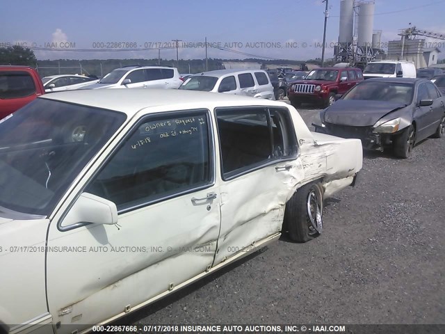 1G6CB5157K4282702 - 1989 CADILLAC FLEETWOOD WHITE photo 6