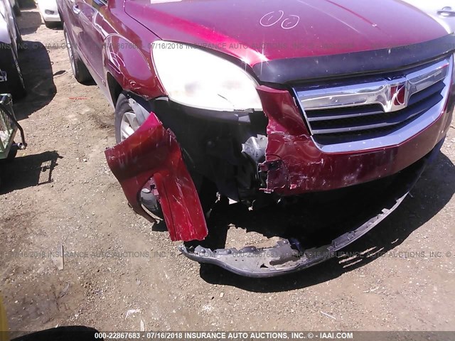 5GZER33777J116532 - 2007 SATURN OUTLOOK SPECIAL წითელი ფოტო 6