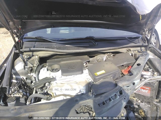 4T1BF1FK6FU012348 - 2015 TOYOTA CAMRY LE/XLE/SE/XSE 灰色 照片 10