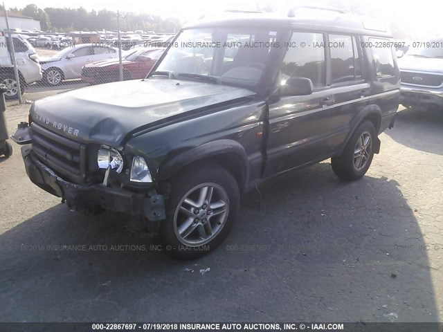 SALTY15422A768477 - 2002 LAND ROVER DISCOVERY II SE GREEN photo 2