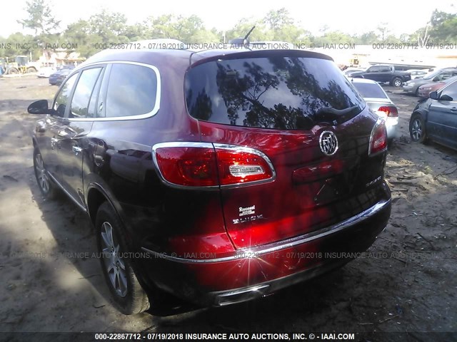 5GAKRBKDXGJ220939 - 2016 BUICK ENCLAVE RED photo 6