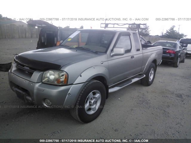 1N6ED26Y51C306739 - 2001 NISSAN FRONTIER KING CAB XE/KING CAB SE GRAY photo 2