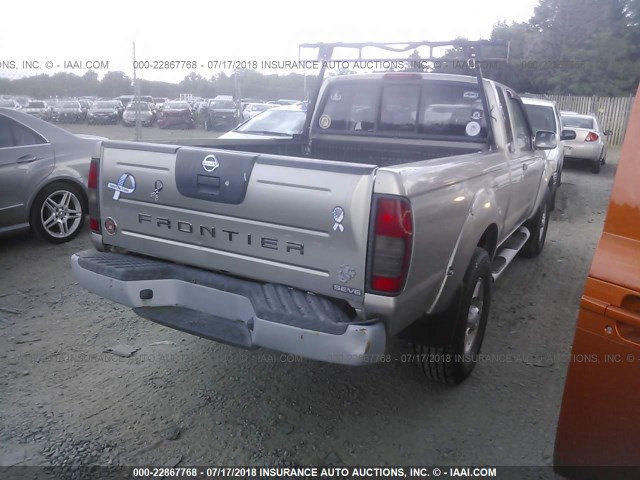 1N6ED26Y51C306739 - 2001 NISSAN FRONTIER KING CAB XE/KING CAB SE GRAY photo 4