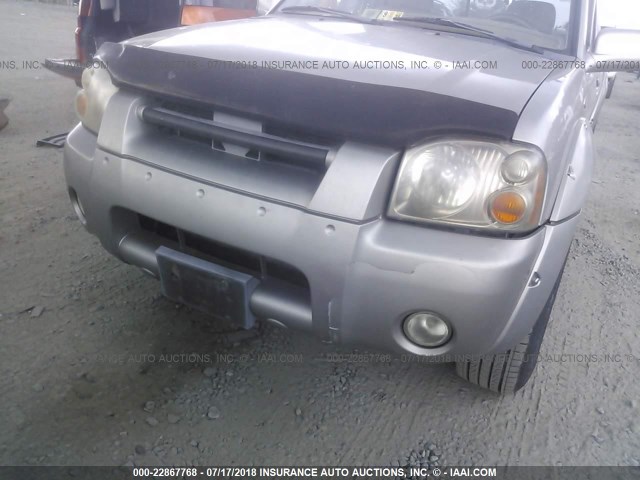 1N6ED26Y51C306739 - 2001 NISSAN FRONTIER KING CAB XE/KING CAB SE GRAY photo 6