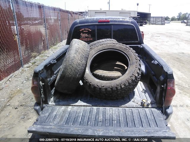 3TMLU42N77M013000 - 2007 TOYOTA TACOMA DOUBLE CAB BLACK photo 8