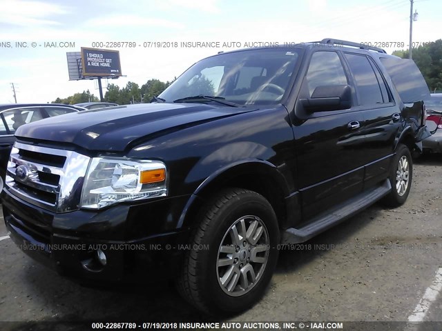 1FMJU1H50DEF56179 - 2013 FORD EXPEDITION XLT/KING RANCH BLACK photo 2