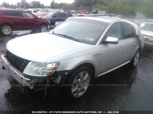 1FAHP28W18G139033 - 2008 FORD TAURUS LIMITED SILVER photo 2