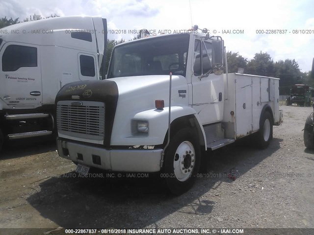 1FV6HGBA6XHA18002 - 1999 FREIGHTLINER MEDIUM CONVENTION FL70 WHITE photo 2