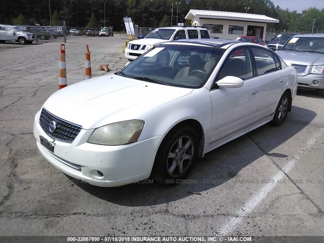 1N4AL11D45C270718 - 2005 NISSAN ALTIMA S/SL WHITE photo 2