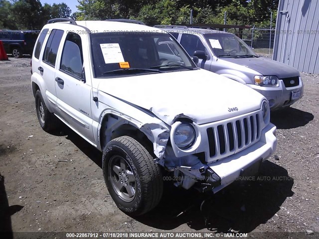 1J4GL58K84W145440 - 2004 JEEP LIBERTY LIMITED WHITE photo 1