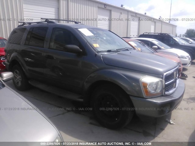 1D4HB48D95F555208 - 2005 DODGE DURANGO SLT GRAY photo 1