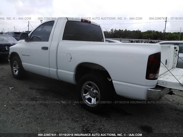 1D7HA16KX6J133646 - 2006 DODGE RAM 1500 ST WHITE photo 3