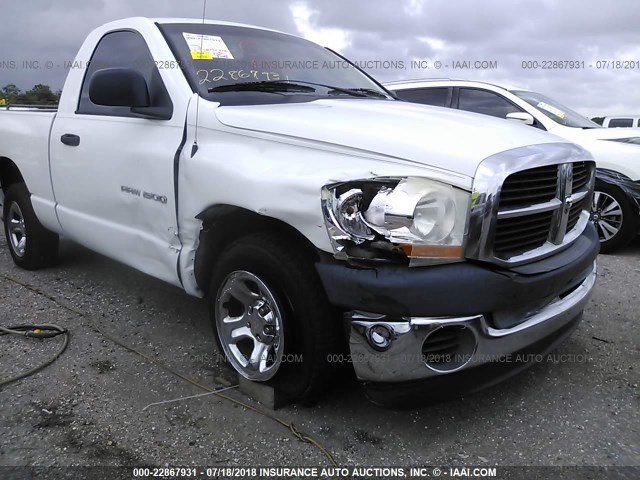 1D7HA16KX6J133646 - 2006 DODGE RAM 1500 ST WHITE photo 6