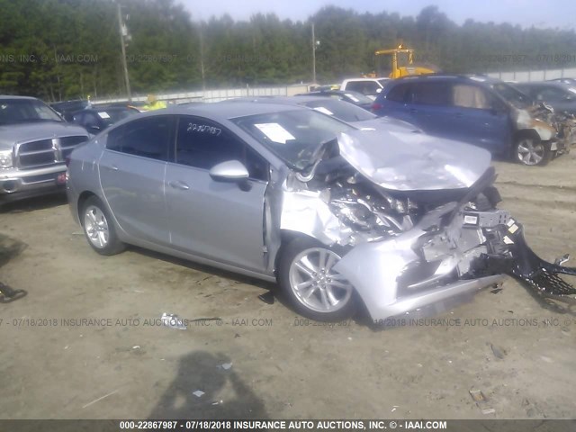 1G1BE5SM3J7217180 - 2018 CHEVROLET CRUZE LT SILVER photo 1