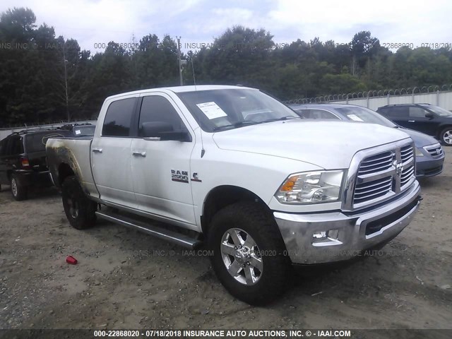 3C6UR5DL8FG603623 - 2015 RAM 2500 SLT WHITE photo 1