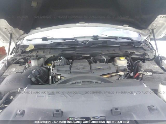 3C6UR5DL8FG603623 - 2015 RAM 2500 SLT WHITE photo 10