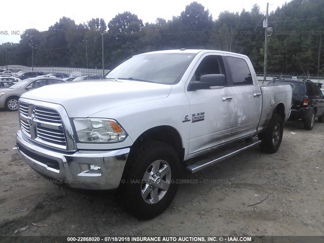 3C6UR5DL8FG603623 - 2015 RAM 2500 SLT WHITE photo 2