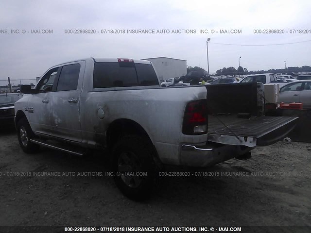 3C6UR5DL8FG603623 - 2015 RAM 2500 SLT WHITE photo 3