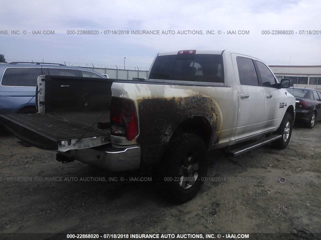 3C6UR5DL8FG603623 - 2015 RAM 2500 SLT WHITE photo 4