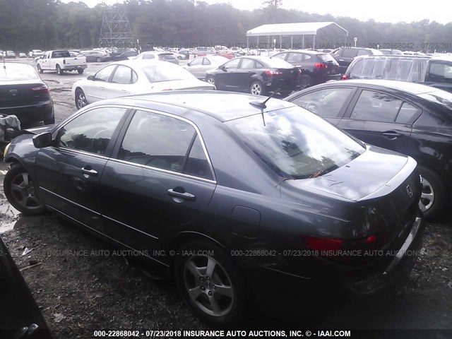 JHMCN36435C016675 - 2005 HONDA ACCORD HYBRID GRAY photo 3