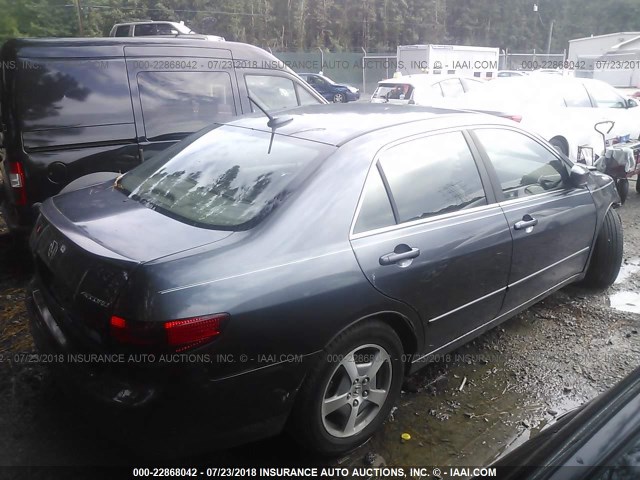 JHMCN36435C016675 - 2005 HONDA ACCORD HYBRID GRAY photo 4