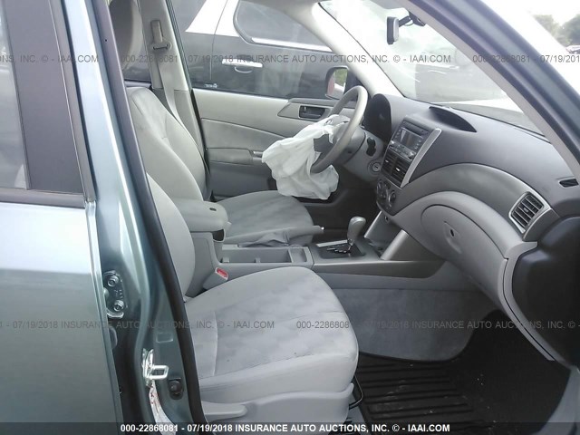 JF2SH6BC2AH900544 - 2010 SUBARU FORESTER XS Hellblau Foto 5