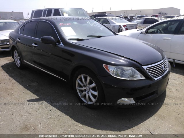 JTHBL46F575041772 - 2007 LEXUS LS 460 Juoda nuotrauka 1