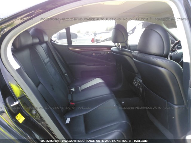 JTHBL46F575041772 - 2007 LEXUS LS 460 Juoda nuotrauka 8