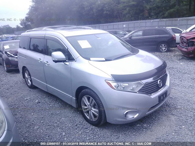 JN8AE2KP5E9101053 - 2014 NISSAN QUEST S/SV/SL/LE SILVER photo 1