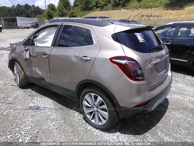 KL4CJASB0JB531634 - 2018 BUICK ENCORE PREFERRED GOLD photo 3