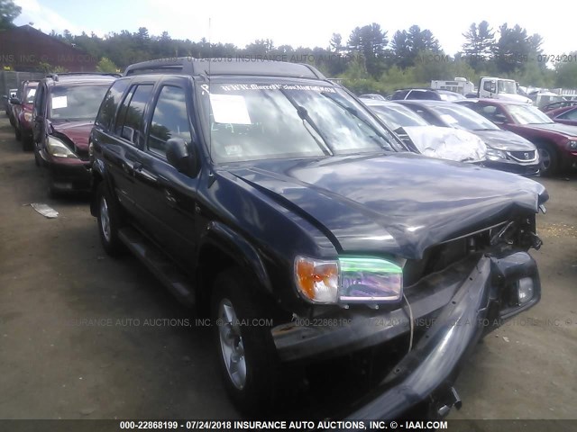 JN8DR09Y02W735775 - 2002 NISSAN PATHFINDER LE/SE BLACK photo 1