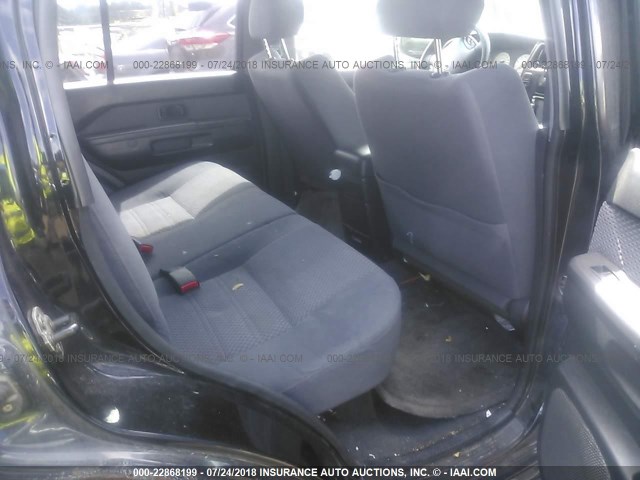 JN8DR09Y02W735775 - 2002 NISSAN PATHFINDER LE/SE BLACK photo 8