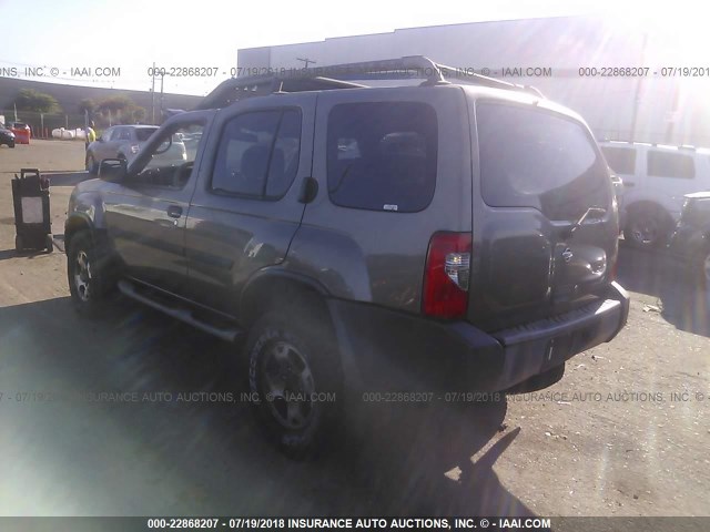 5N1ED28Y91C594079 - 2001 NISSAN XTERRA XE/SE TAN photo 3