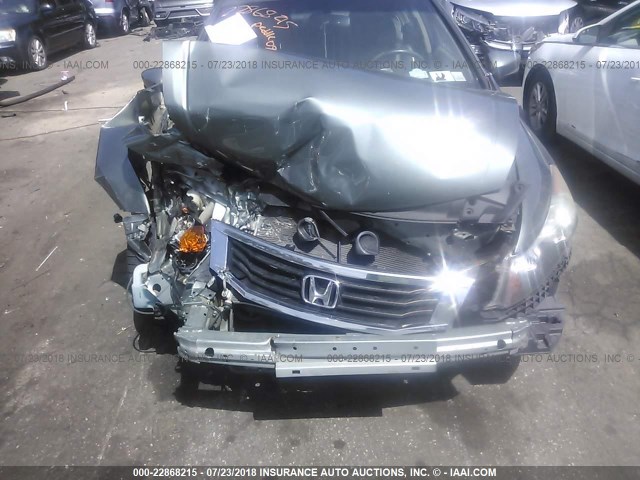 1HGCP26878A114909 - 2008 HONDA ACCORD EXL GREEN photo 6