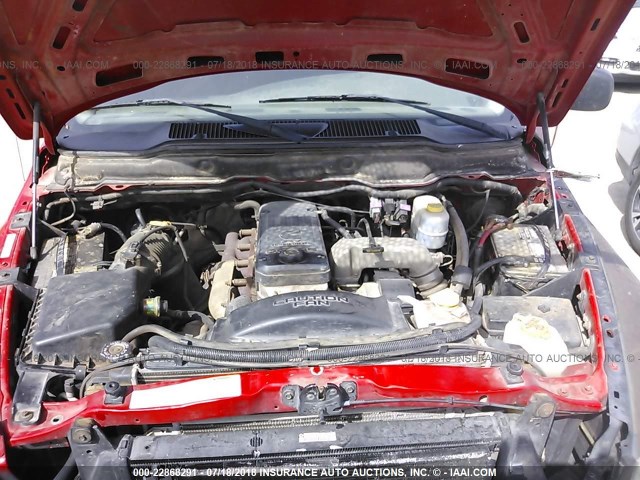 3D7KA26C54G149241 - 2004 DODGE RAM 2500 ST/SLT 红色 照片 10