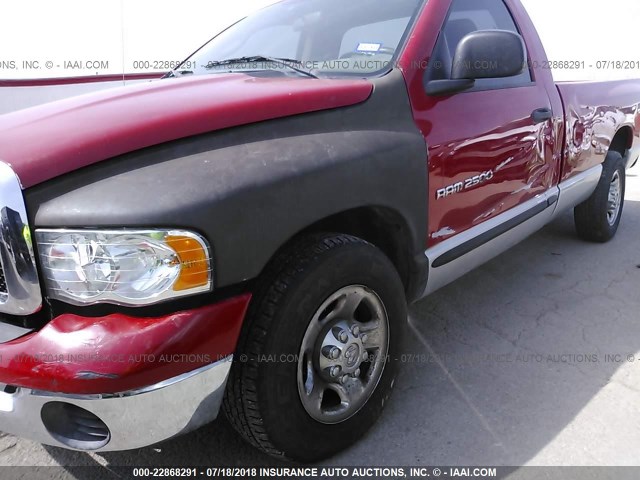 3D7KA26C54G149241 - 2004 DODGE RAM 2500 ST/SLT 红色 照片 6