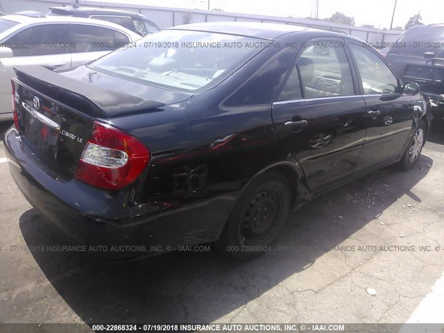 4T1BE32K63U144395 - 2003 TOYOTA CAMRY LE/XLE/SE Qara foto 4