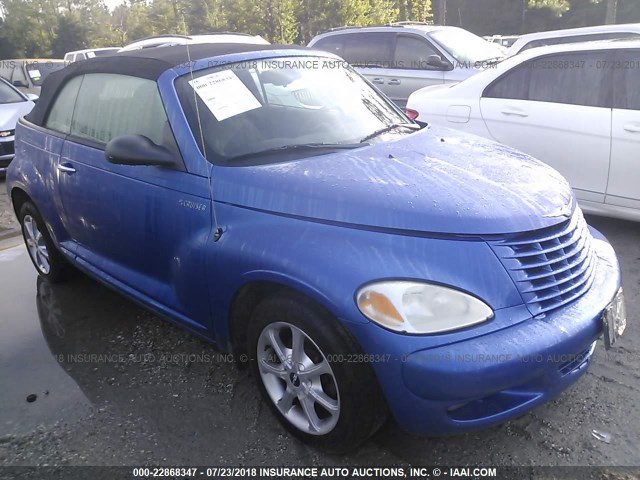 3C3EY55E75T344701 - 2005 CHRYSLER PT CRUISER TOURING BLUE photo 1