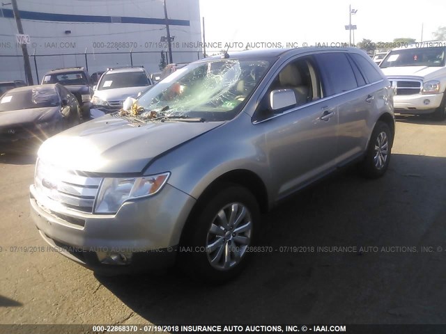 2FMDK49C58BA76917 - 2008 FORD EDGE LIMITED GRAY photo 2